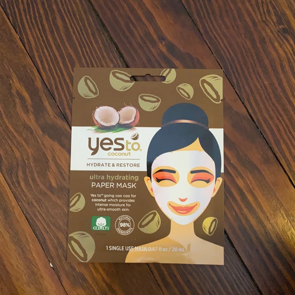 Coconut face mask